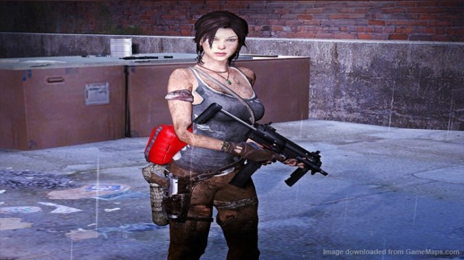 L4D1 Lara Croft from Tomb Raider 2013 for Zoey
